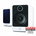 Q Acoustics 2020i White Black Bookshelf Speakers