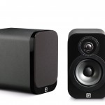 Q Acoustics 3000 Series 3010 Black Leather Black Compact Bookshelf Speakers
