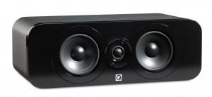 Q Acoustics 3000 Series 3090C Black Leather Centre Speaker