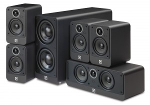 Q Acoustics 2000i Graphite 5.1 Home Cinema Speaker Package