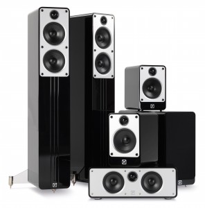 Q Acoustics Concept 5.1 Gloss Black Speaker Package