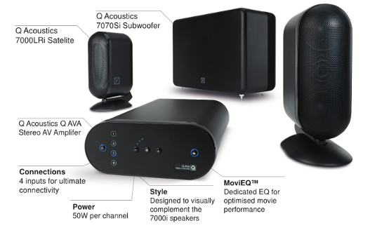 Q Acoustics Media 7000 Q AVA 2.1 Home Cinema System