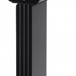 Q Acoustics Concept 20 Bookshelf Speaker Gloss Black With Speaker Stand