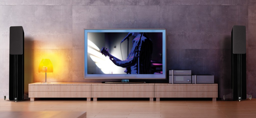 Q Acoustics Concept 40 with TV