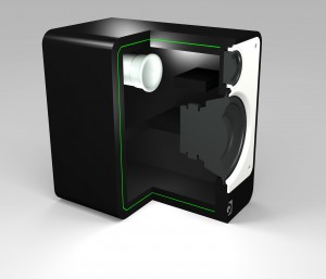 Q Acoustics Concept 20 Bookshelf Speaker GelCore Cut